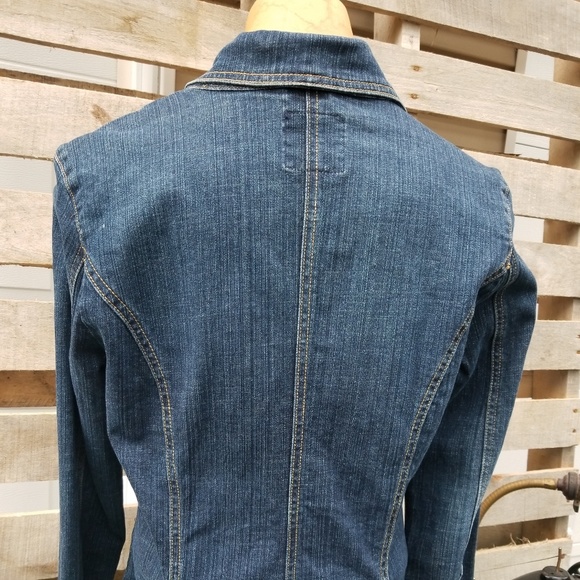 Gloria Vanderbilt denim jean jacket - Picture 5 of 8